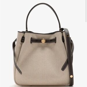 NWT Tory Burch Romy Canvas Bucket Bag